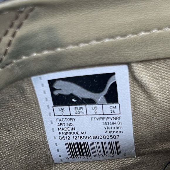 Men\'s Blue Puma By Rudolf Dassler Ruckholz Mid Chukka Boots Sz 9